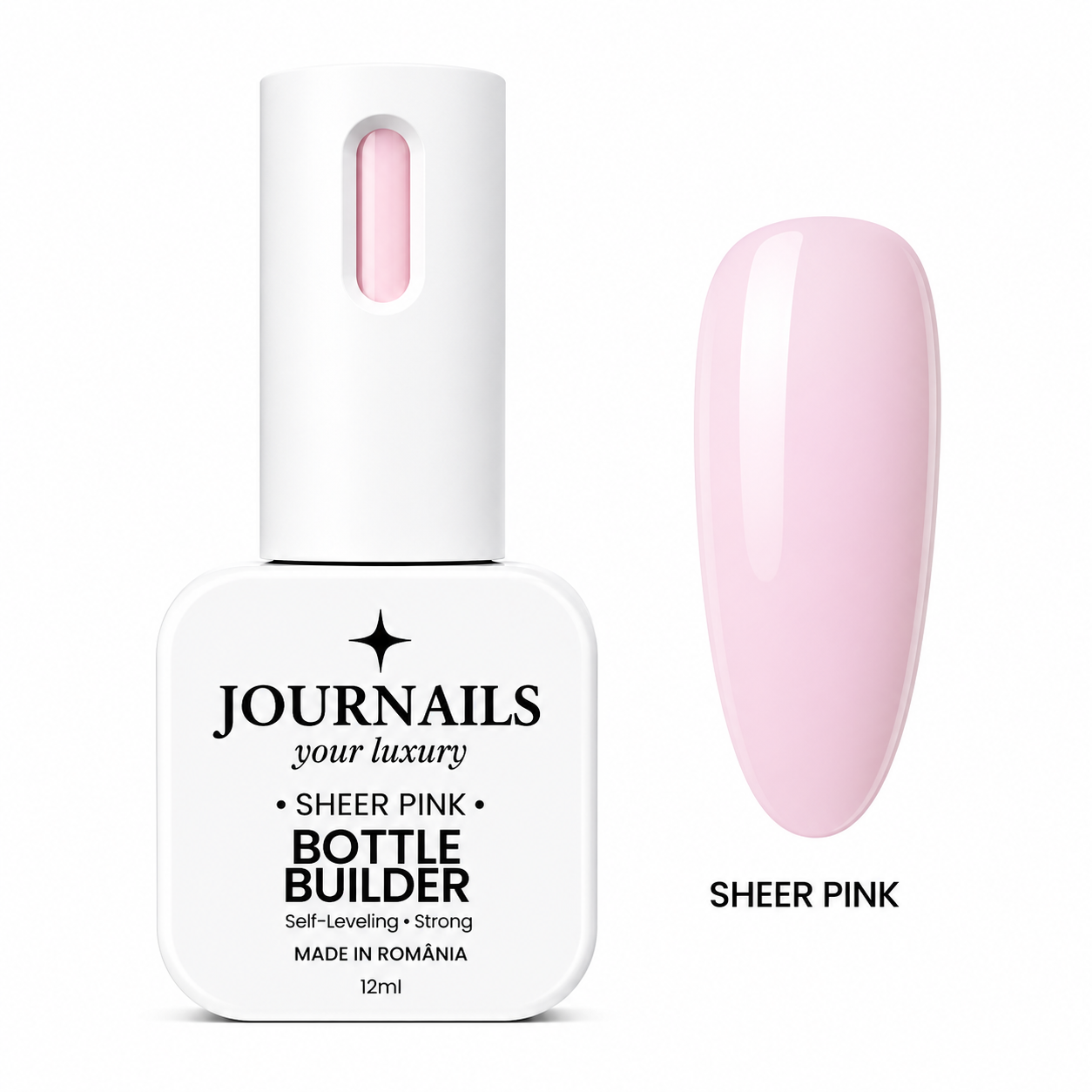 BIAB JOURNAILS color SHEER PINK 12ml