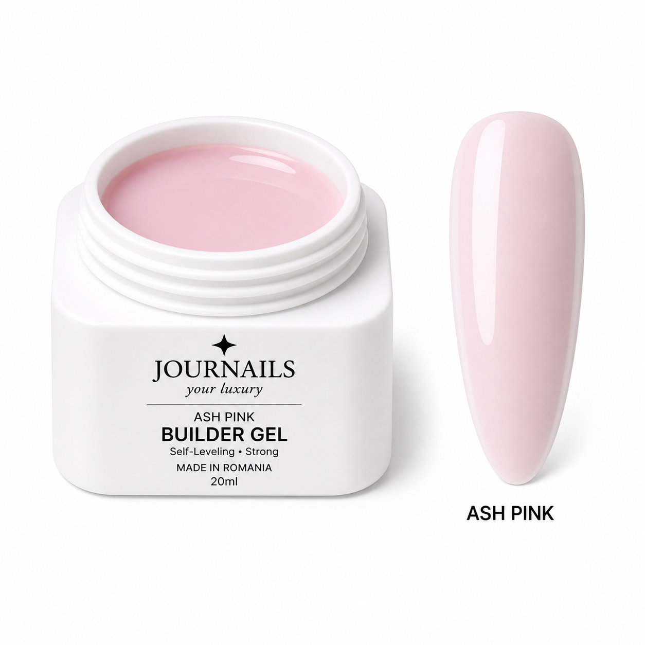 Builder gel ASH PINK - Gel Constructor Autonivelante profesional 20ml