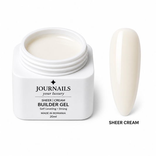 Builder Gel SHEER CREAM – Gel Constructor Autonivelante Profesional 20ml