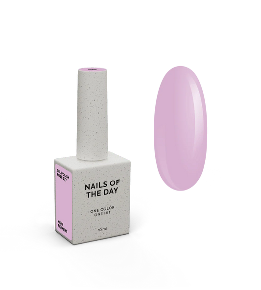 NAILSOFTHEDAY Let's Special Rose: esmalte semipermanente de uñas rosa polvoriento que cubre en una capa, 10 ml