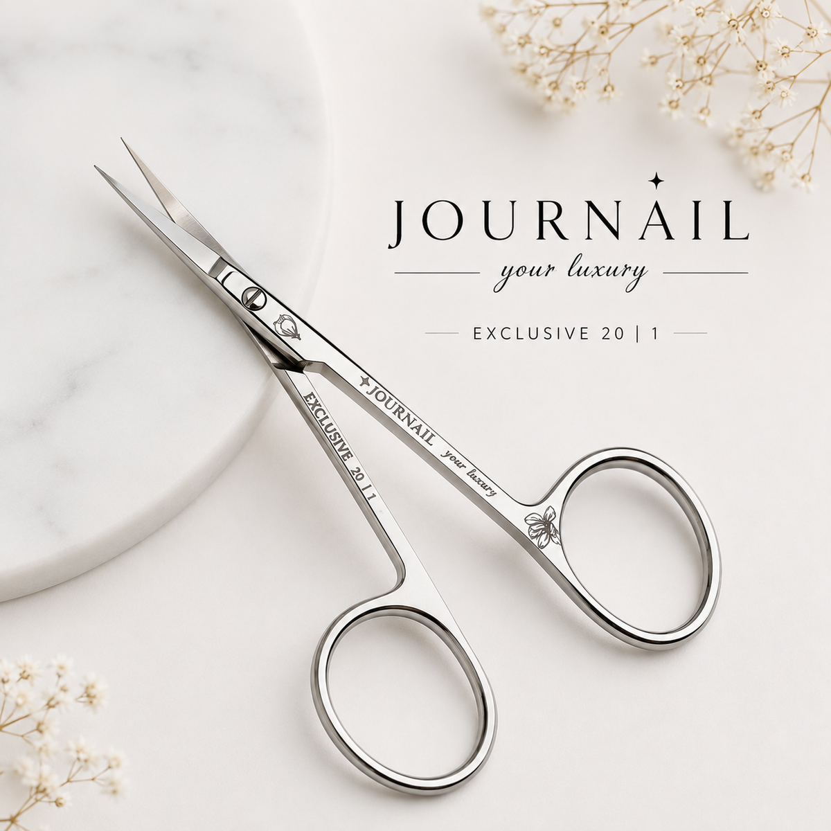 Tijera Profesional para Cutículas JOURNAIL – Punta Curvada 20|1