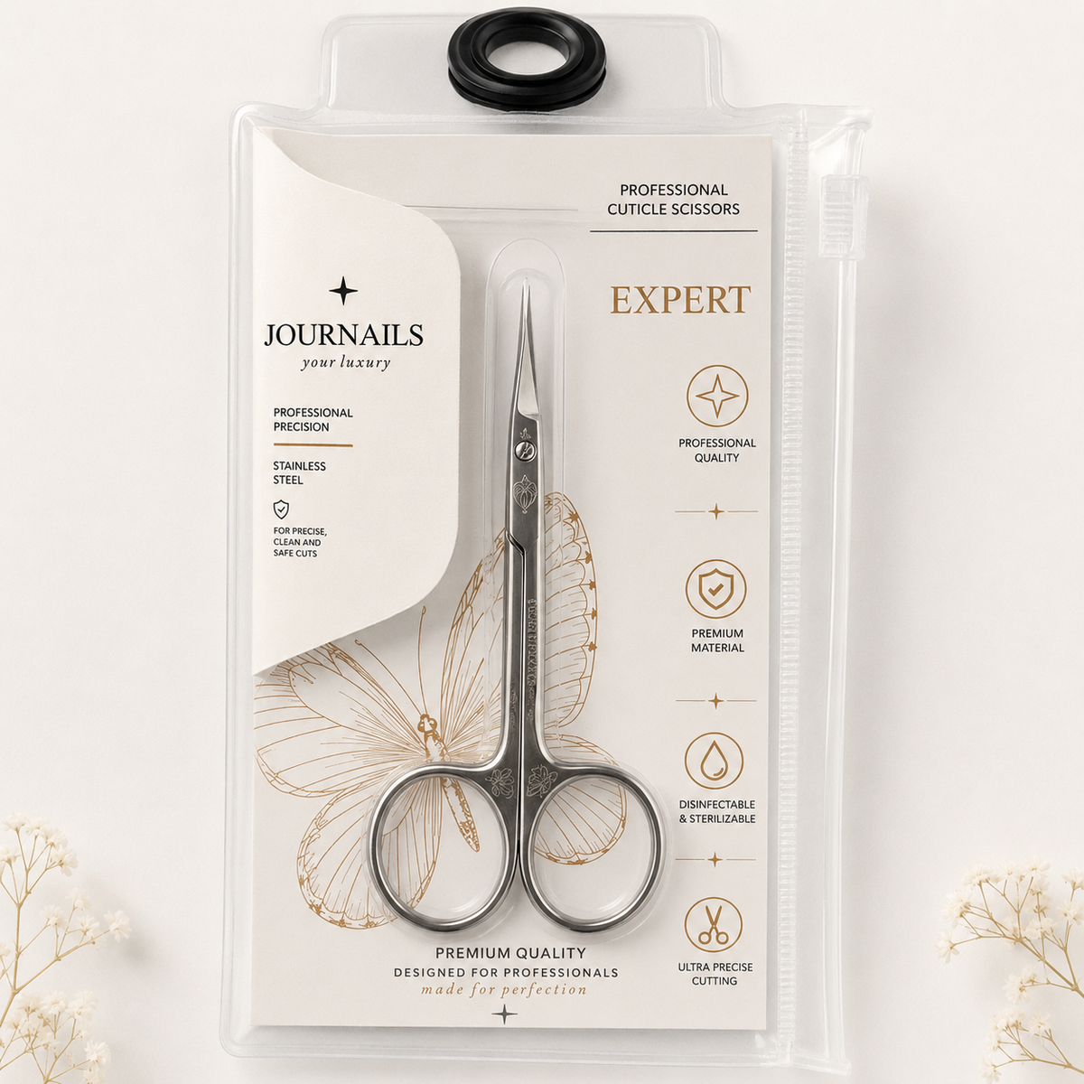 Tijera Profesional para Cutículas