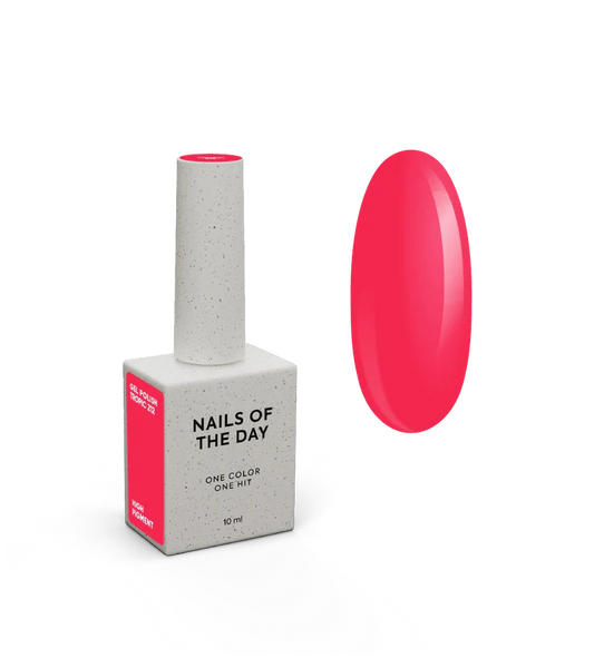 NAILSOFTHEDAY Gel Polish Tropic 212 — esmalte semipermanente rosa cora