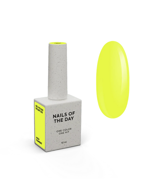 NAILSOFTHEDAY Gel Polish Solar 230 — esmalte semipermanente amarillo n