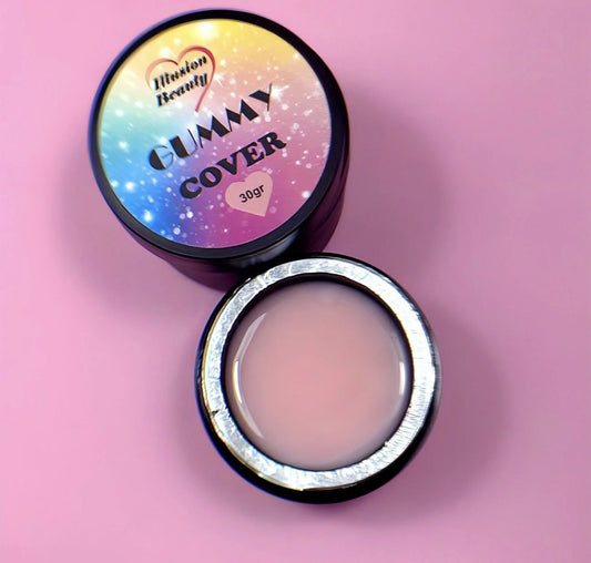 Tarro Builder Gummy Milky Illusion Beauty con gel constructor cover de 30 g