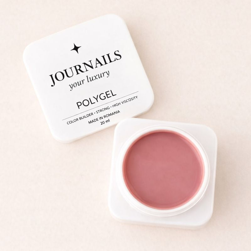 Journails polygel profesional rosa medio alta viscosidad 20 ml