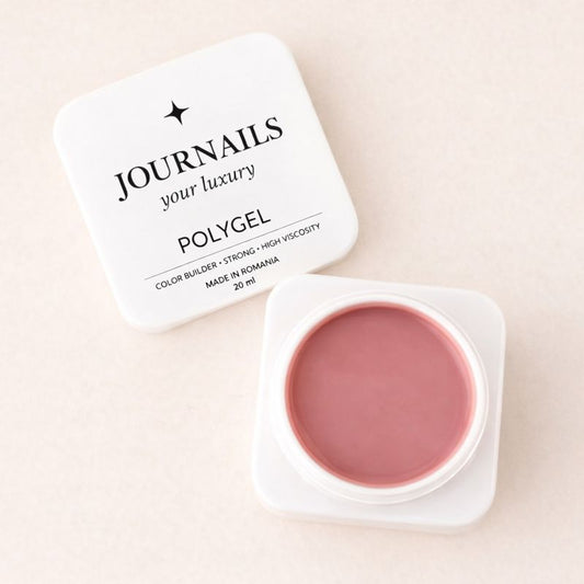 Journails polygel profesional rosa medio alta viscosidad 20 ml