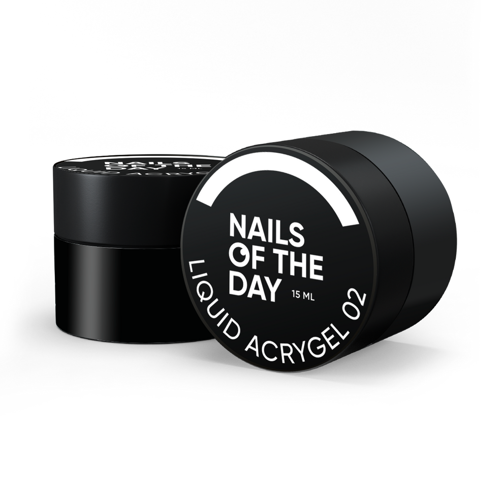  Liquid Acrygel 02 lechoso NAILSOFTHEDAY 15ml nueva fórmula