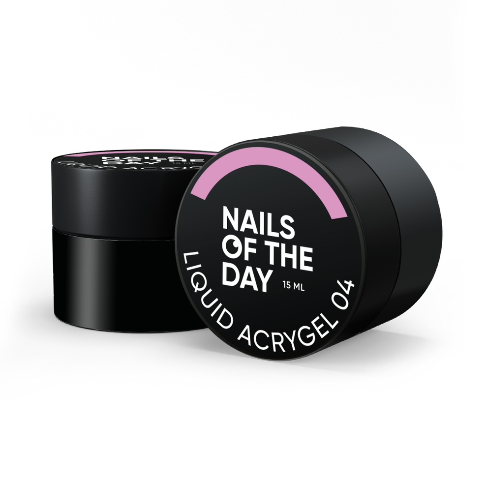 Liquid Acrygel 04 rosa NAILSOFTHEDAY 15ml nueva fórmula