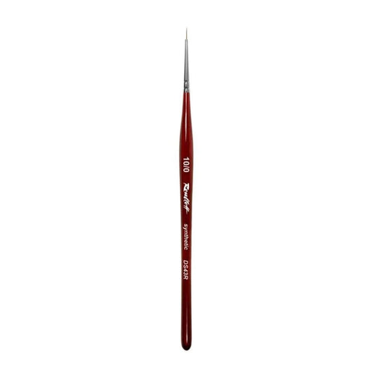 Pincel Roubloff DS43R-10/0 liner con fibra sintética imitación Kolinsky para líneas finas y Nail Art.