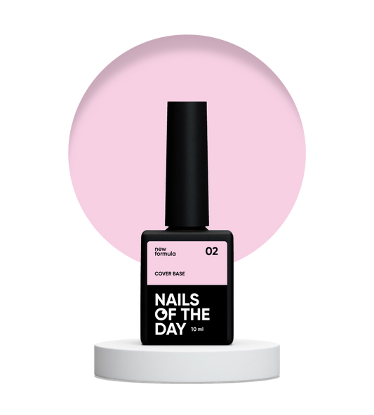 Base camuflaje 02 rosa nude NAILSOFTHEDAY 10ml para uñas