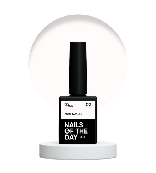 Base camuflaje 02 milky white suave NAILSOFTHEDAY 10ml