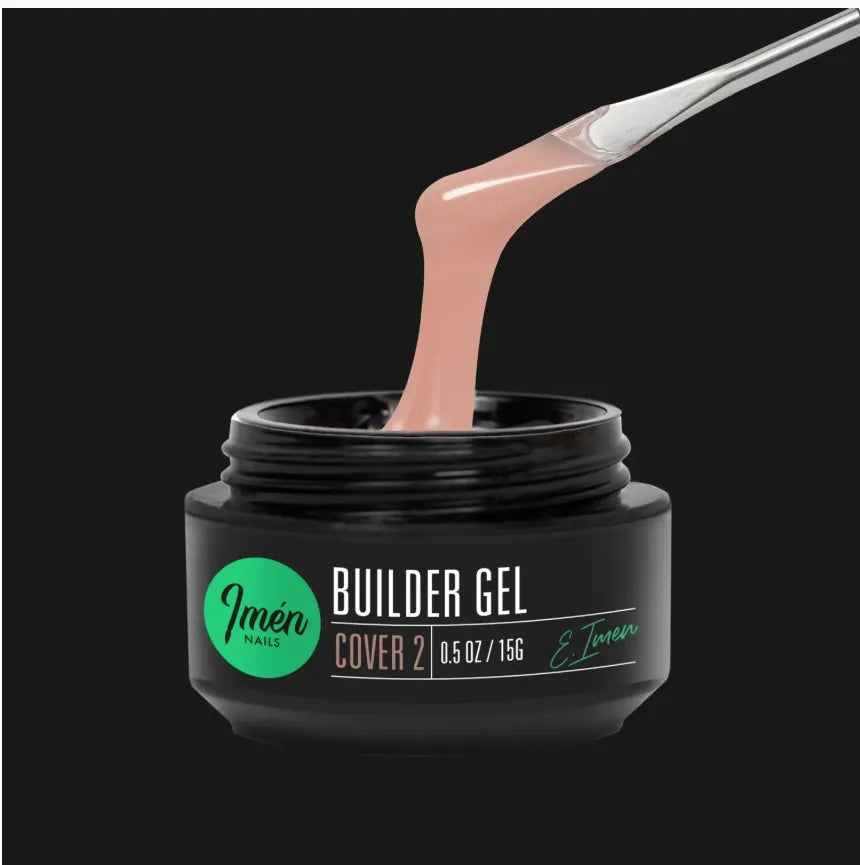 Builder Gel IMEN Cover 2 15 g gel constructor cover autonivelante para uñas profesionales