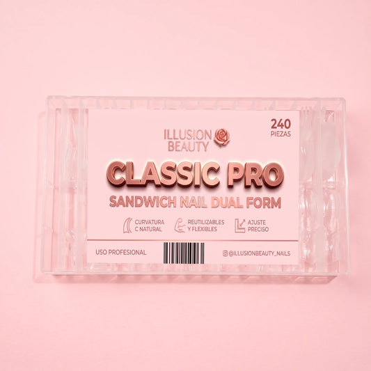 Caja de Dual Forms Sandwich Classic Pro Illusion Beauty de 240 pieza