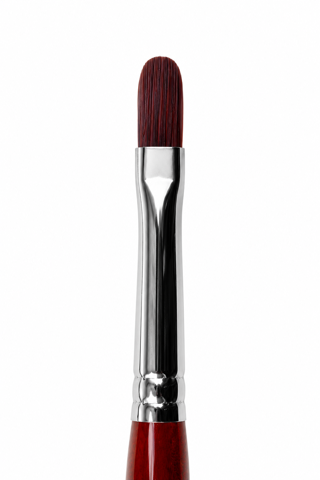 Pincel Roubloff DCr33R-7 para gel con punta ovalada y fibra sintética Cherry