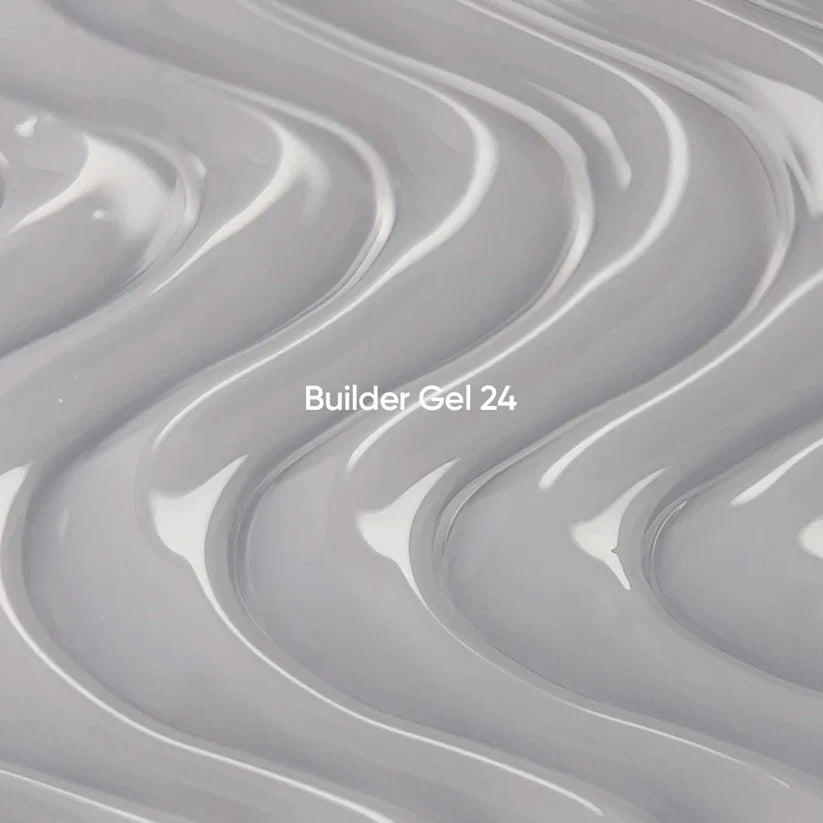 NAILSOFTHEDAY Builder Gel 24 — gel lechoso con velo rosado para extensiones de uñas, 30 ml