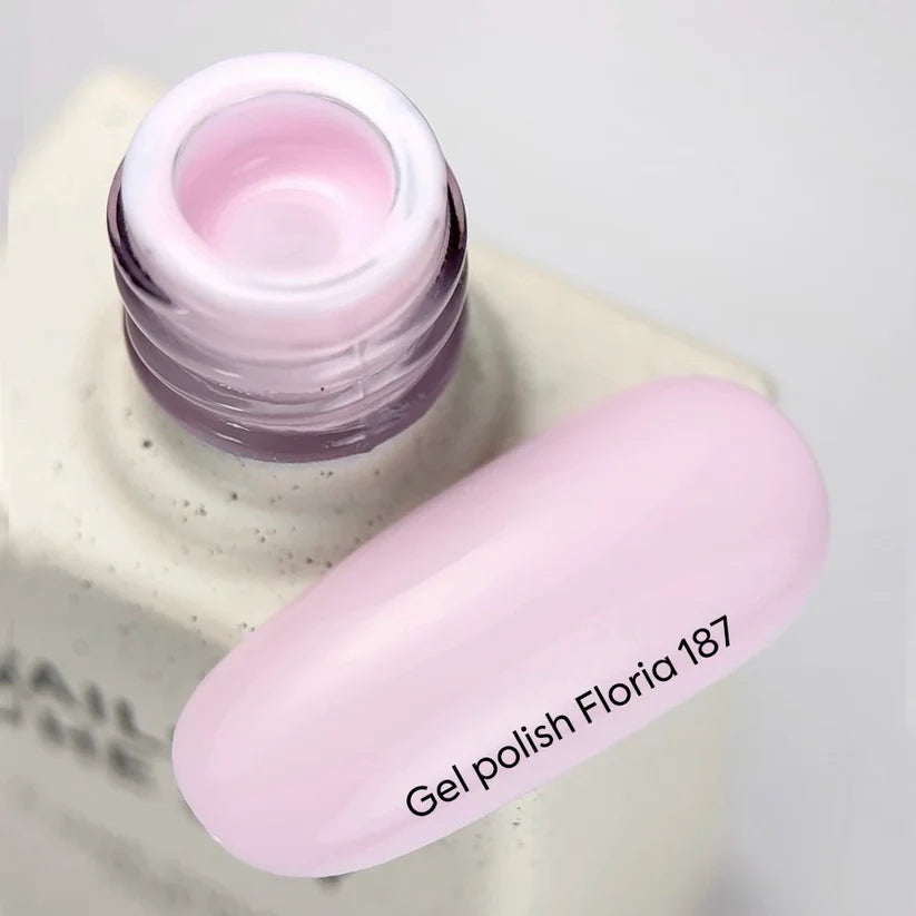 NAILSOFTHEDAY Gel Polish Floria — esmalte semipermanente rosa pastel con cobertura en una capa, 10 ml