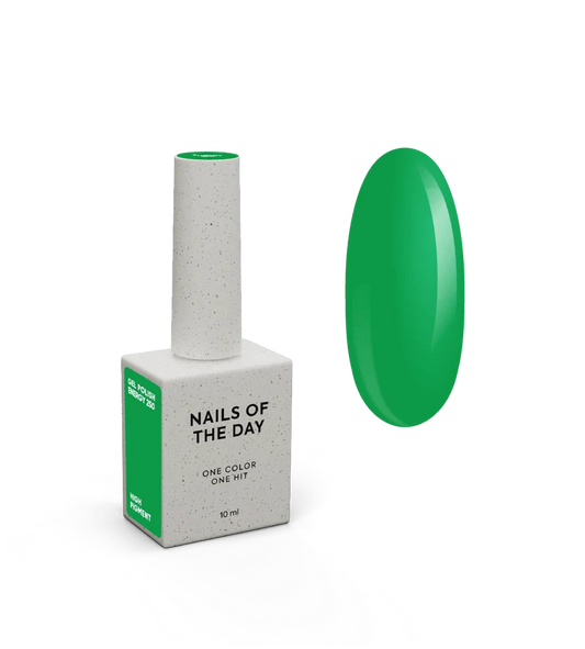 NAILSOFTHEDAY Gel Polish Energy 250 — esmalte semipermanente verde int