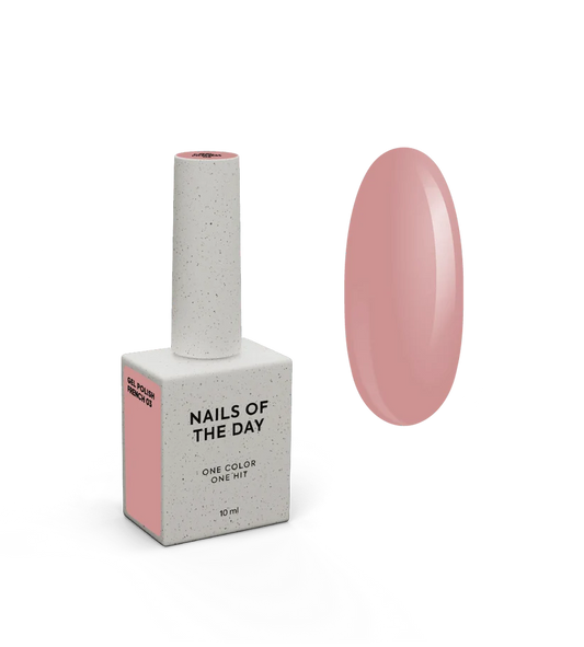 NAILSOFTHEDAY Gel Polish French 03 — esmalte semipermanente nude con nivel reducido de pigmentación, 10 ml