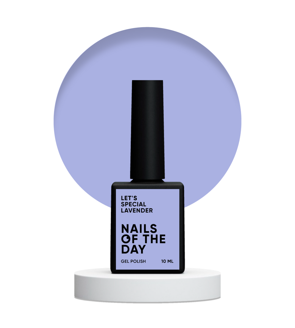 NAILSOFTHEDAY Let's Special Lavender: esmalte semipermanente lila para uñas que cubre con una capa, 10 ml, 10 ml