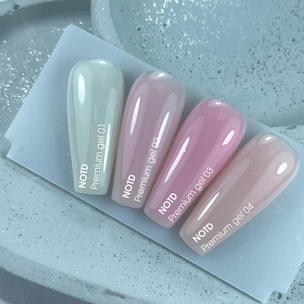 NAILSOFTHEDAY Premium gel 02 — gel constructor rosa leche, 30 ml