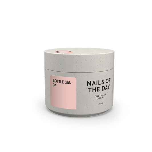 NAILSOFTHEDAY Bottle gel 04 – gel ultrafuerte (beige leche), 30 ml