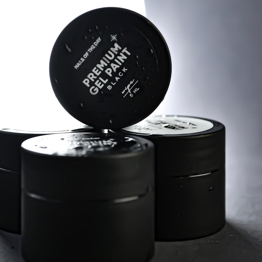 NAILSOFTHEDAY Premium gel paint White no wipe- pintura blanca en gel sin capa pegajosa, 5 ml