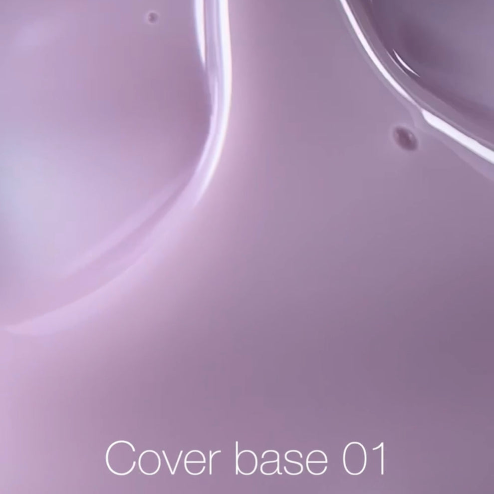 Nailsoftheday Cover base NEW Formula 01 - base de camuflaje rosa claro para uñas, 10 ml