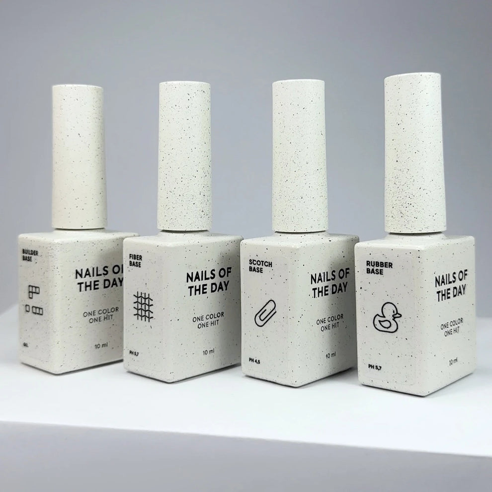 NAILSOFTHEDAY - Rubber base - base de goma para uñas, 10 ml