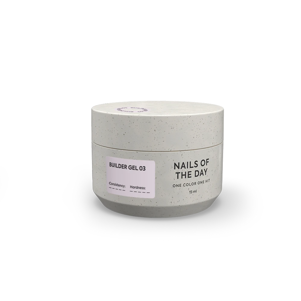 NAILSOFTHEDAY Builder Gel 03 — gel rosa suave para extensiones de uñas, 15 ml (Camouflage builder gel 02)