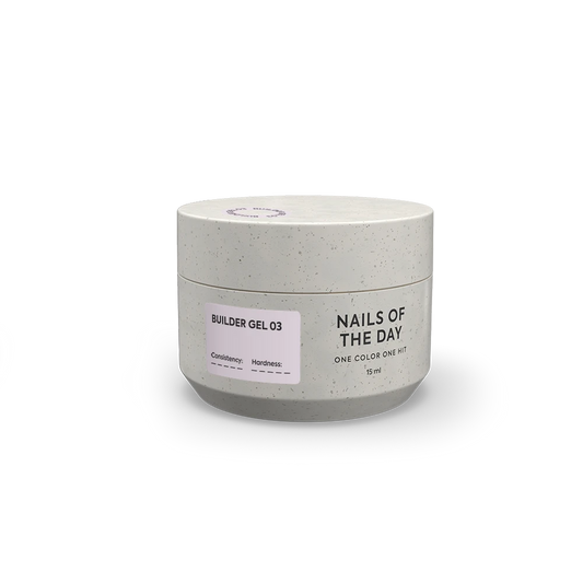 NAILSOFTHEDAY Builder Gel 03 — gel rosa suave para extensiones de uñas, 15 ml (Camouflage builder gel 02)