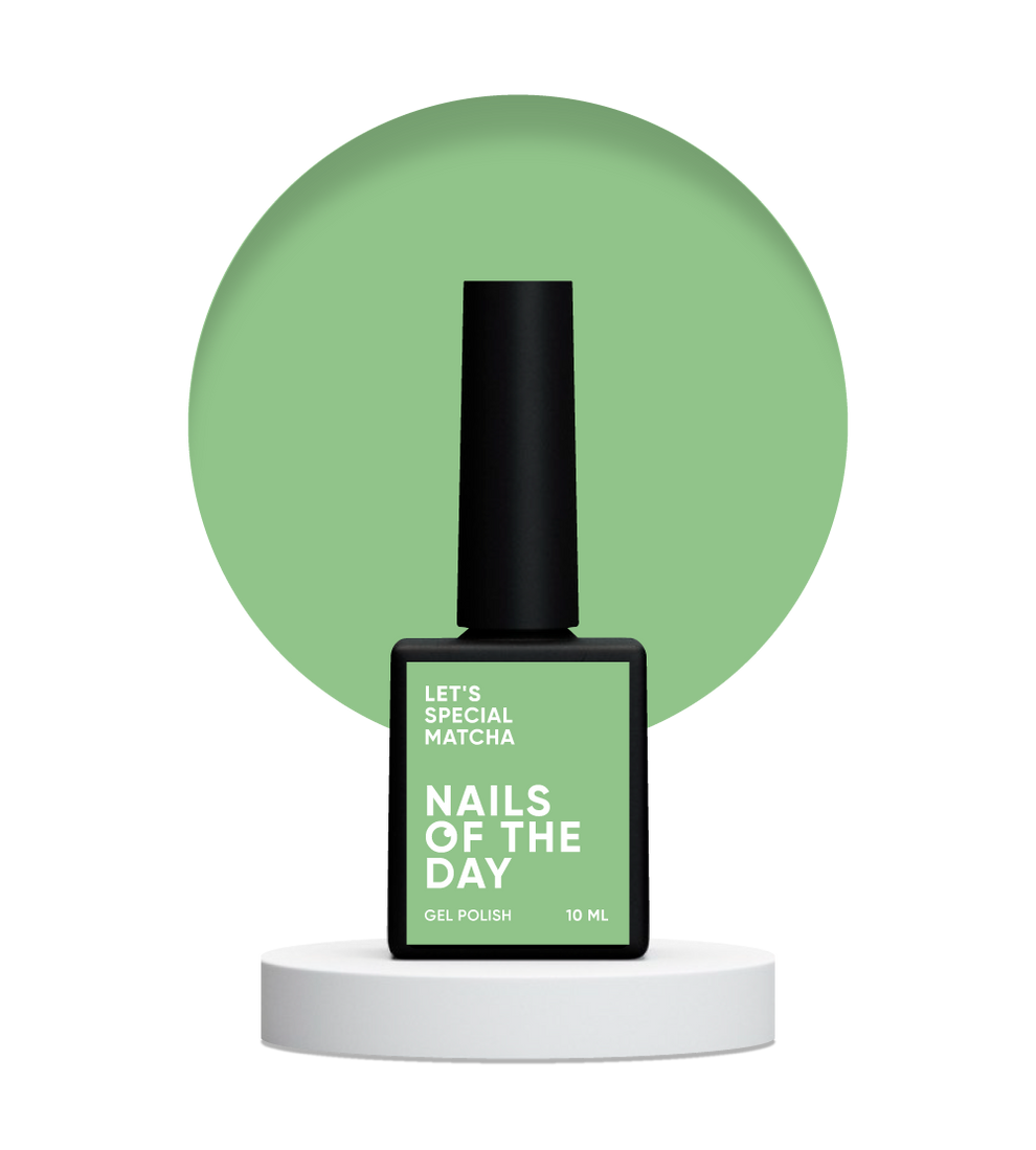 NAILSOFTHEDAY Let's Special Matcha — esmalte semipermanente de uñas color pistacho que cubre en una capa, 10 ml