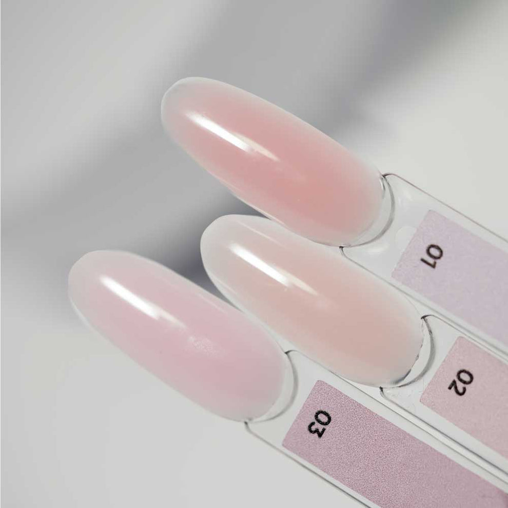 NAILSOFTHEDAY Polygel nude 02: Polygel de grano fino color nude suave , 30 g