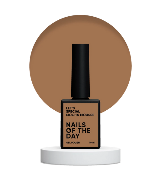 Esmalte semipermanente NAILS OF THE DAY Mocha Mousse beige caramelo, 10ml