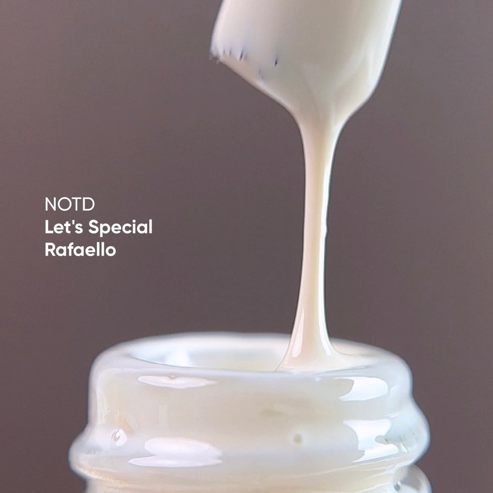 NAILSOFTHEDAY Let's Special Rafaello - esmalte semipermanente en lechoso para cubrir uñas en una capa, 10 ml