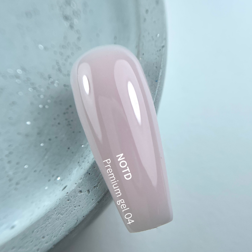 NAILSOFTHEDAY Premium gel 04 — gel de construcción (rosa claro francés), 30 ml
