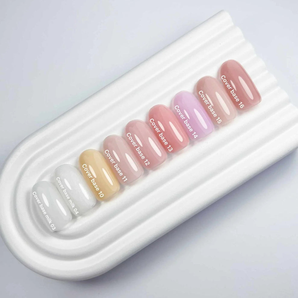 Nailsoftheday Cover base NEW Formula 13 — base camuflaje en tono rosa nude para uñas, 10 ml