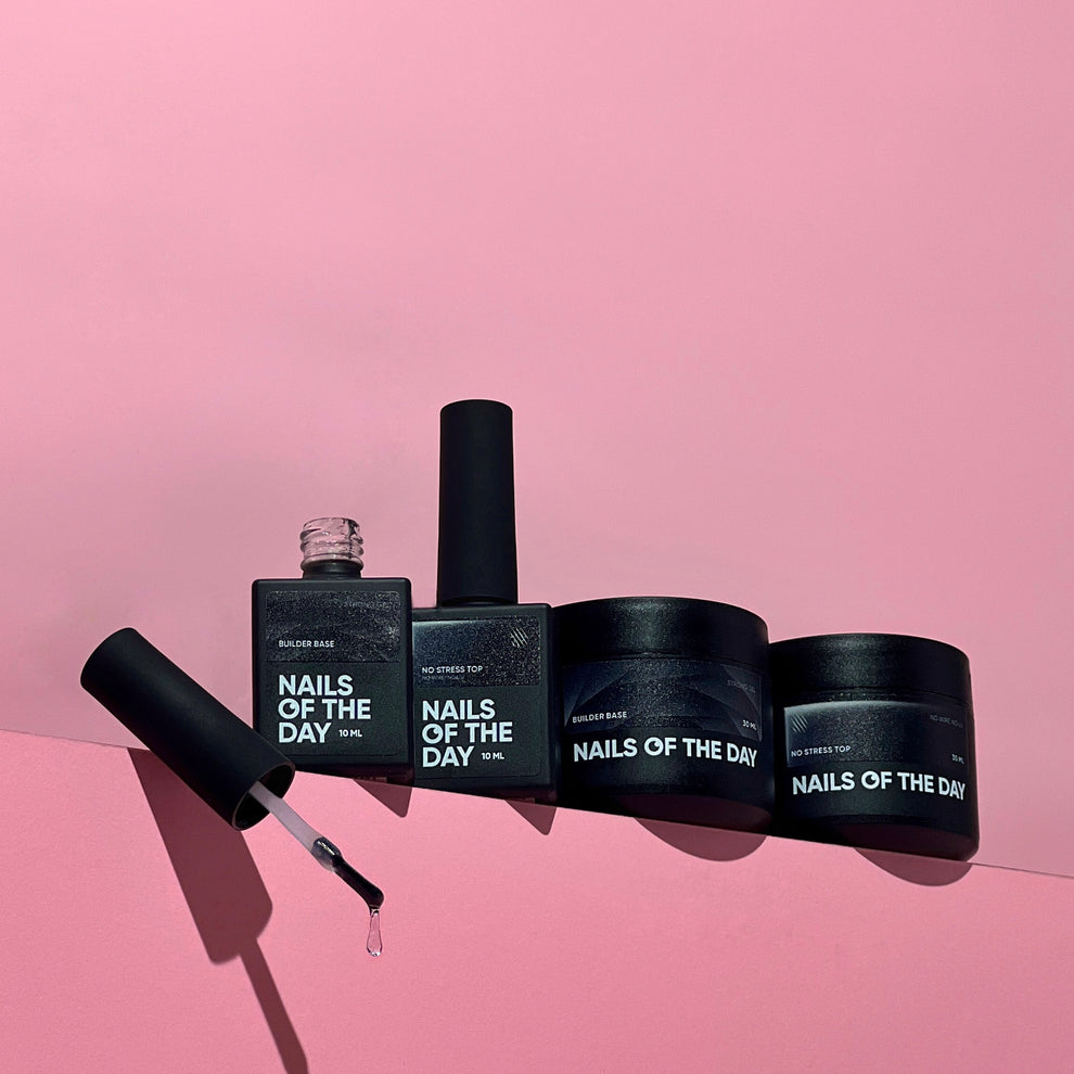 NAILSOFTHEDAY No stress top no wipe - top brillante sin capa pegajosa y sin filtros UV, top ANTI-RAYAS, 10 ml