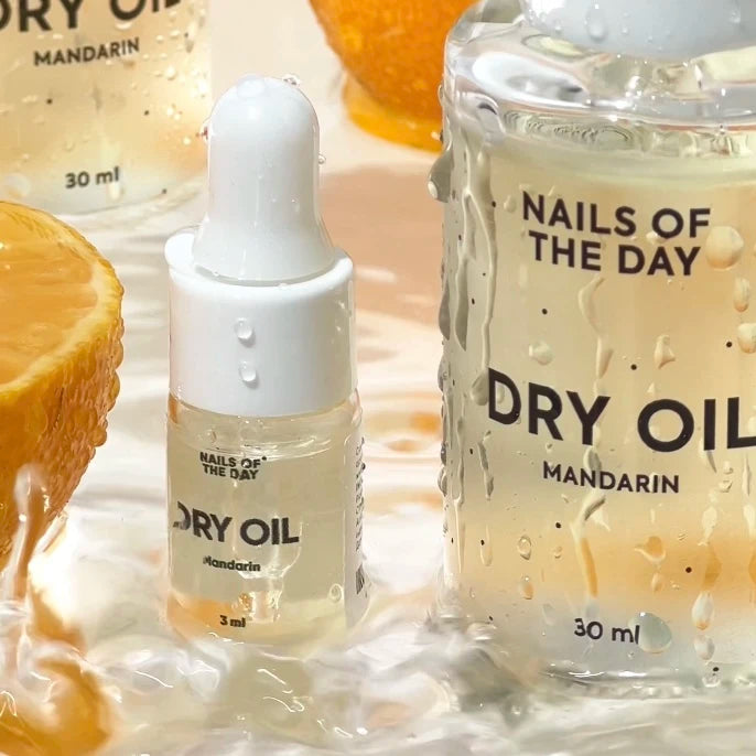NAILSOFTHEDAY Dry Oil Mandarin — aceite seco para cutículas, 3 ml