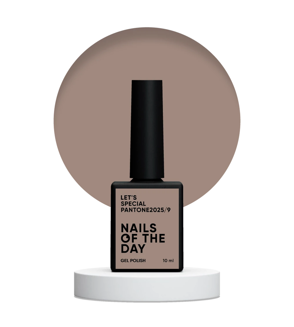 Esmalte semipermanente NAILS OF THE DAY Pantone 2025/9 beige café frío, 10ml

