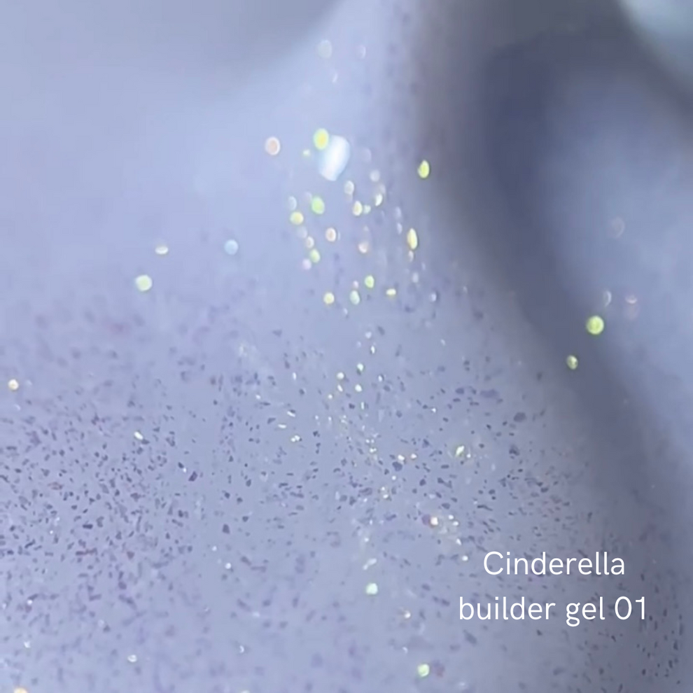 NAILSOFTHEDAY Cinderella builder gel 01 — gel de construcción lechoso con cobertura nacarada para uñas, 15 g