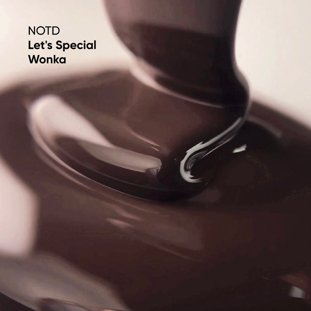 NAILSOFTHEDAY Let's Special Wonka - Esmalte semipermanente de uñas marrón apagado que cubre en una capa, 10 ml