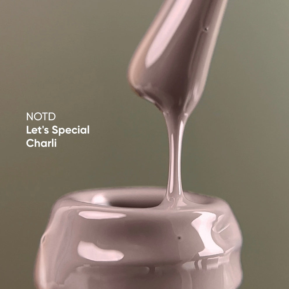 NAILSOFTHEDAY Let's Special Charli: esmalte de uñas en gel de color chocolate frío que cubre una capa, 10 ml