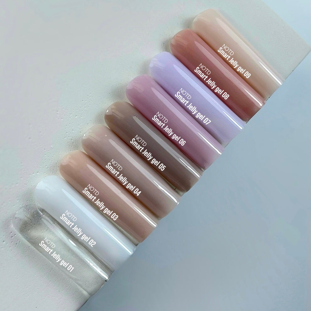 NAILSOFTHEDAY Smart Jelly gel 01: gel de construcción transparente para uñas, 15 g