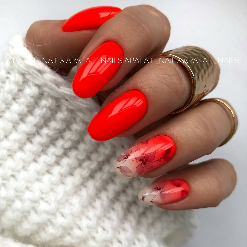 NAILSOFTHEDAY Let's Special Candy: un esmalte semipermanente coral saturado especial y brillante que se superpone en una capa, 10 ml