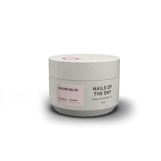 NAILSOFTHEDAY Builder Gel 05 — gel nude para extensiones de uñas, 15 ml (Camouflage builder gel 04)