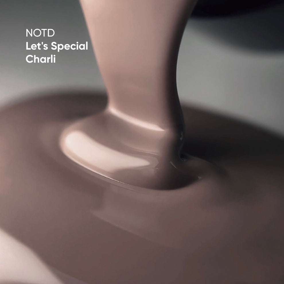 NAILSOFTHEDAY Let's Special Charli: esmalte de uñas en gel de color chocolate frío que cubre una capa, 10 ml