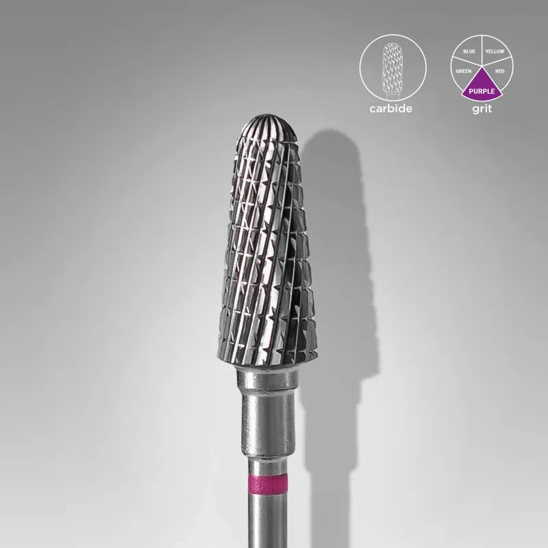 Fresa retirado de carburo STALEKS cono  morado trungsteno 6mm