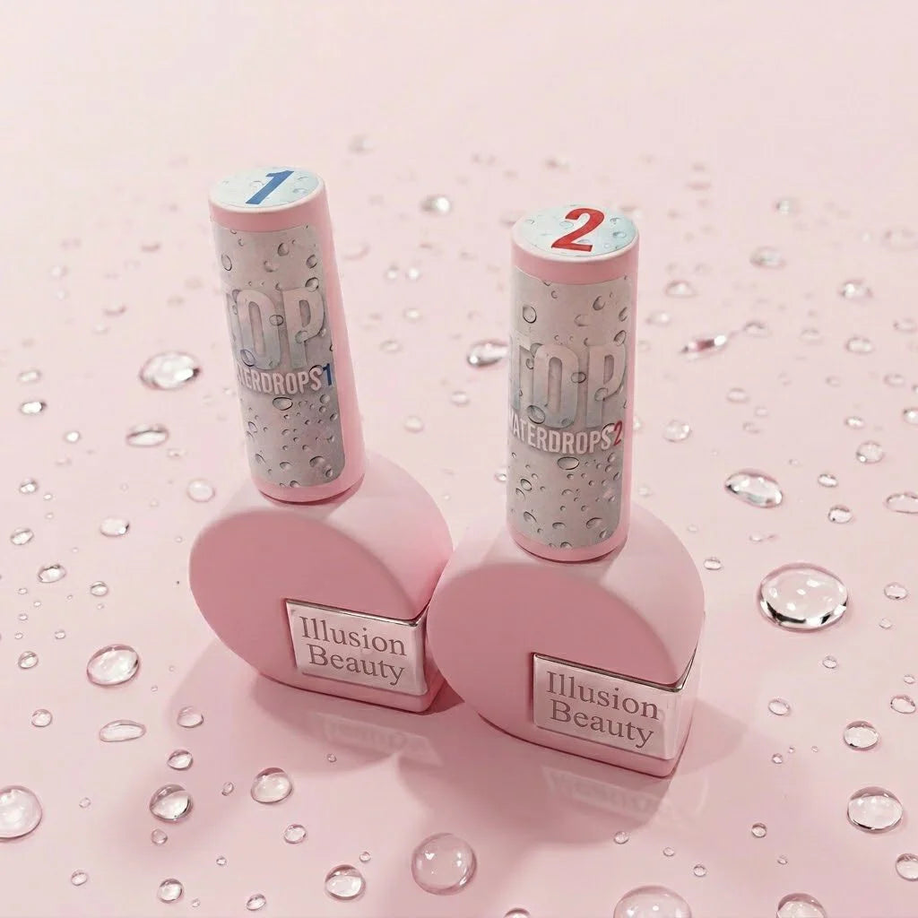 Top Coat WATERDROPS Illusion Beauty – Efecto Gotas de Agua 2 × 10 ml